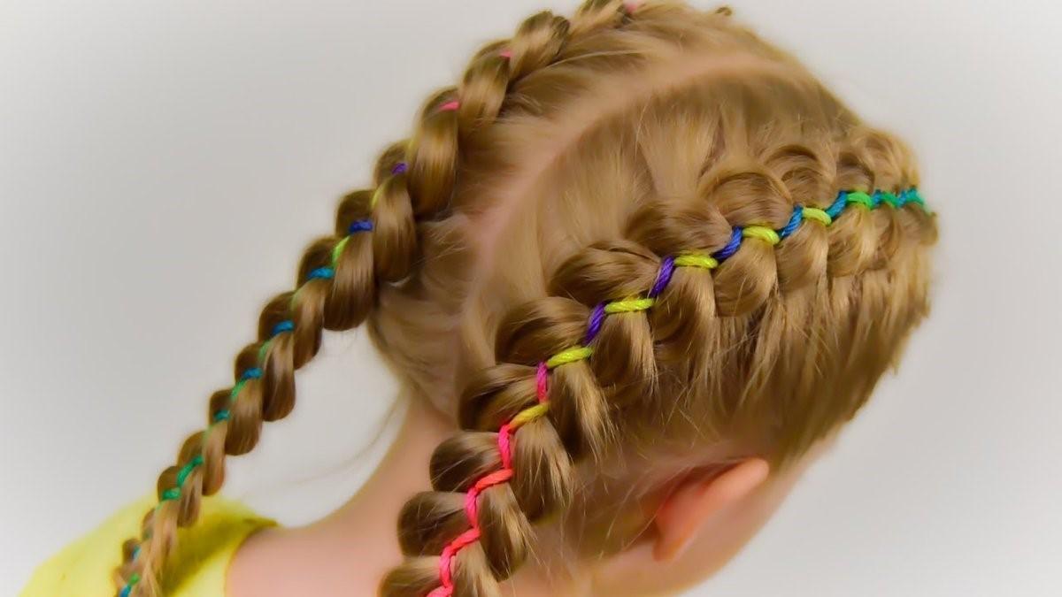 Как плести косу ребенку ровно и без петухов