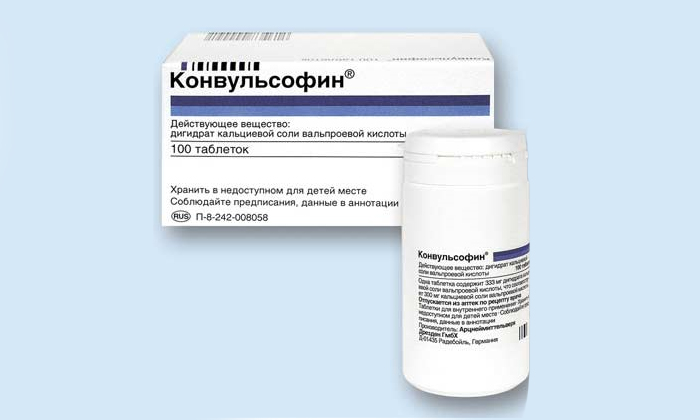 Инструкция по применению препарата «Конвульсофин»