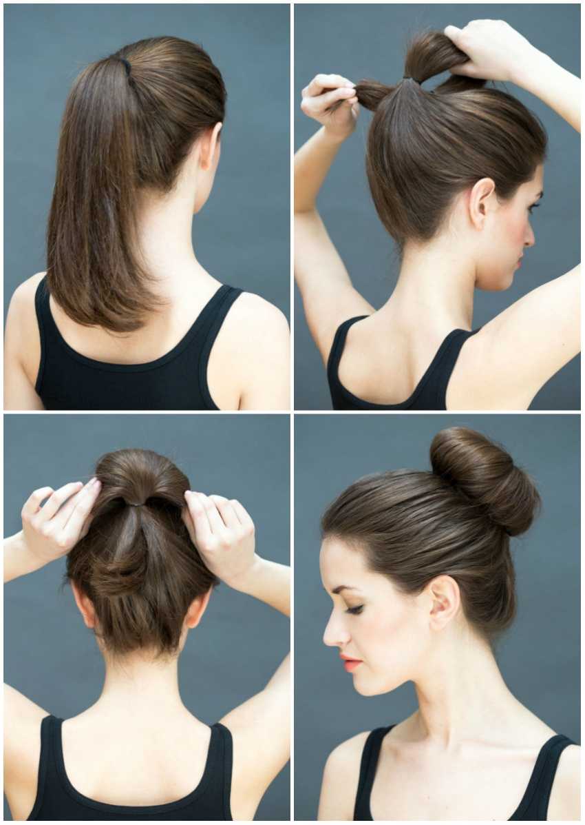 Делаем пучок на короткие волосы: 25 простых способов